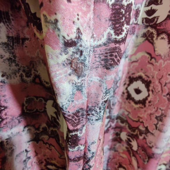 OC ORDER PLUS NWT Bohemian Geometric Kaftan Long Sleeve Collared Maxi Dress 3XL - Picture 11 of 15